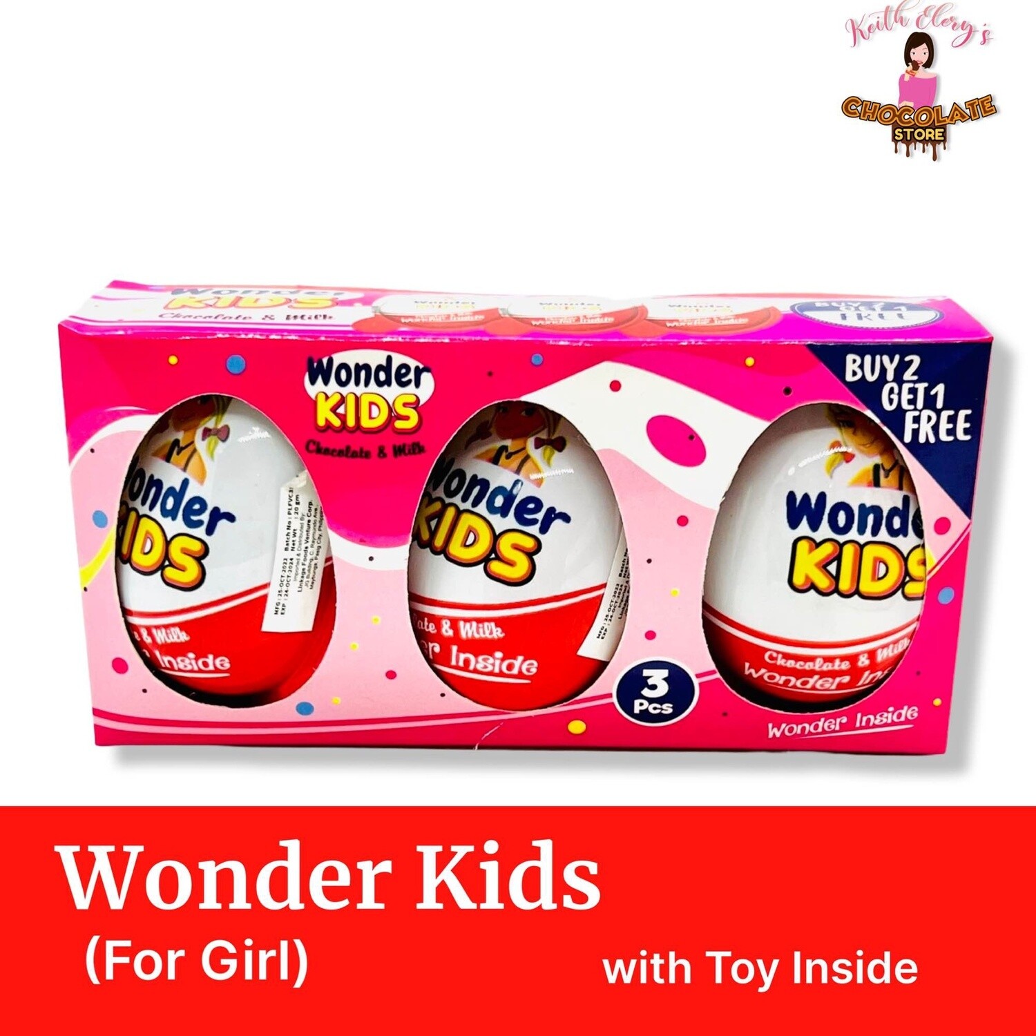 Wonder Kids Eggs 3pcs - 60g