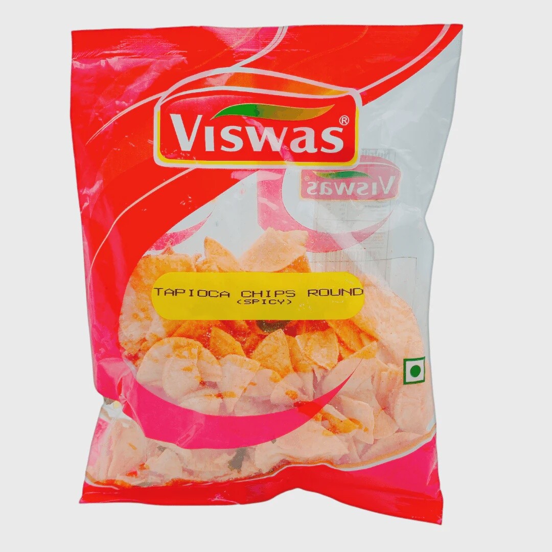 Viswas Tapioca Chips Plain 175g