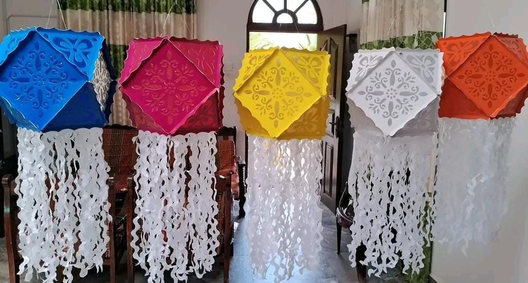 Vesak Lantern 8x8 in