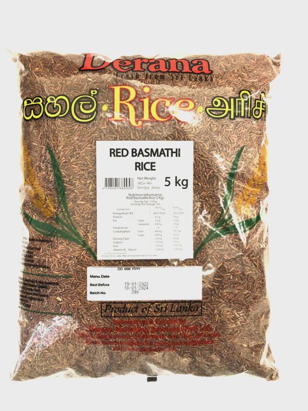Derana Wholegrain Red Rice 5kg