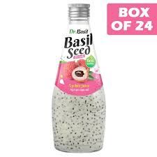 AJ Basil Seed Drink, Flavour: Lychee