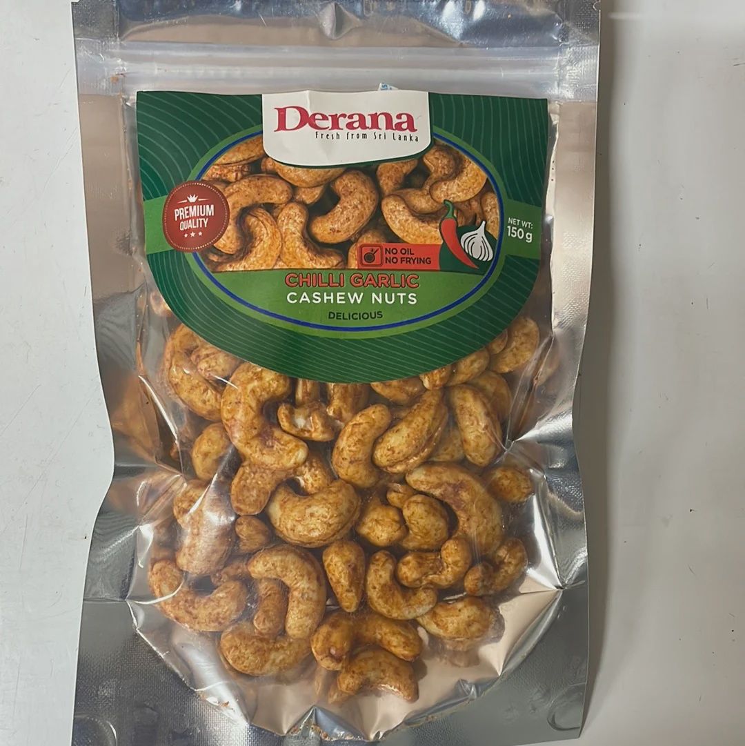 Derana Chilli Garlic Cashew 150g
