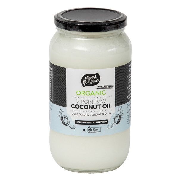 FJ Organic Virgin Coconut Oil 1Lt Jar