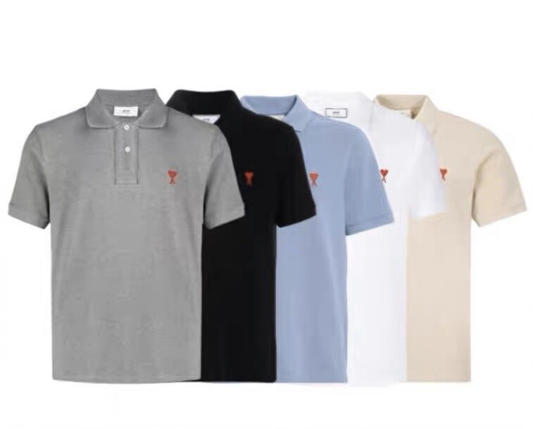 AMI  POLO S HART TEE