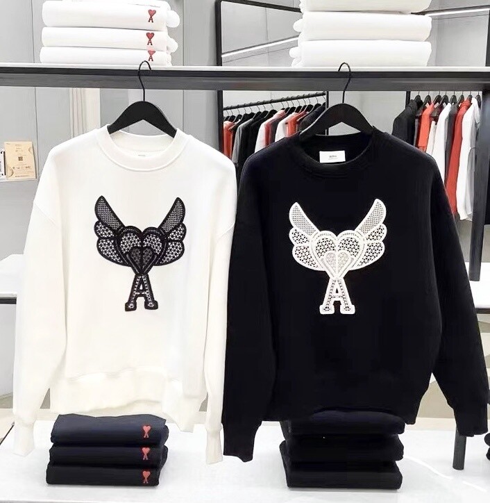 SALE/AMI SWEATSHIRT JUMPER WING