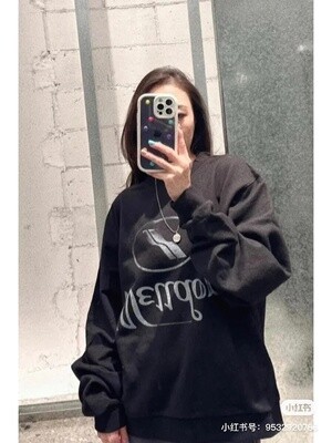 WE11DONE REVERSE LOGO SWEATSHIRT