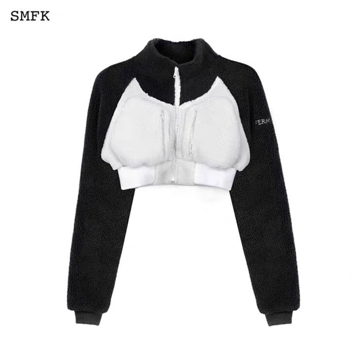 SALE/SMFK SHORT COAT/BW