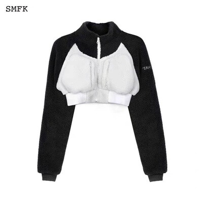 SALE/SMFK SHORT COAT/BW
