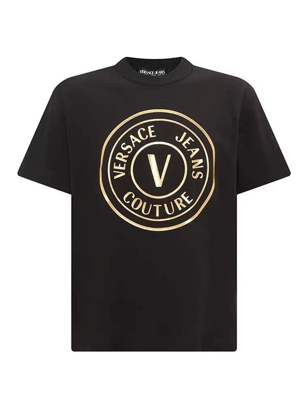 VERSACE TEE CIRCLE /BK