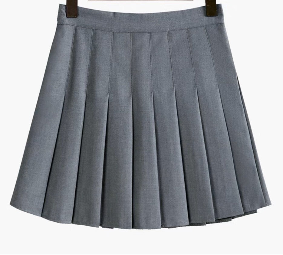 KOREA DRESS GRAY  MEDIUM