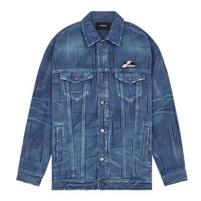 SALE/WE11DONE DENIM JACKET BLUE