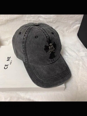 BLACK GREY  HAT