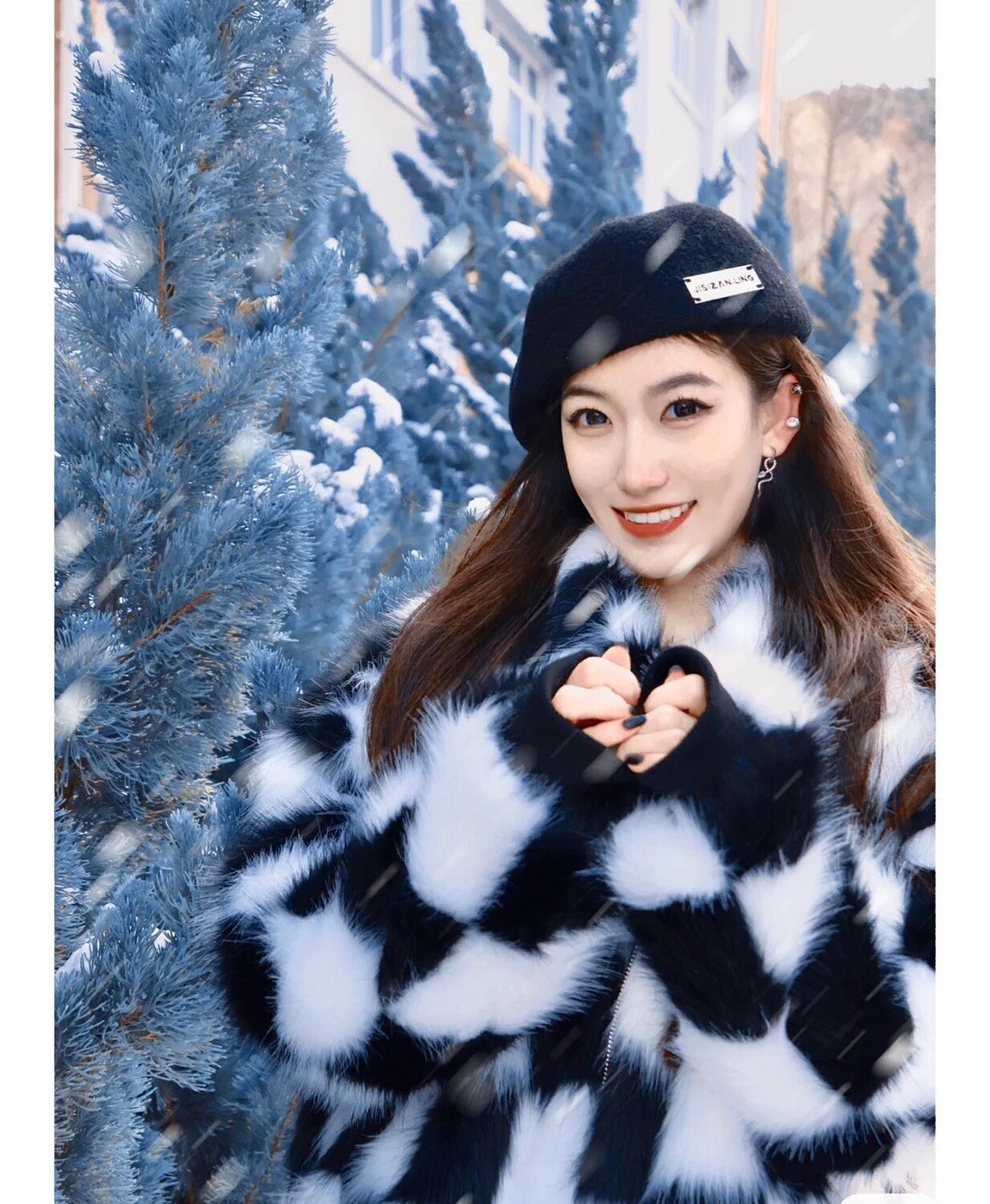 SALE/SMFK CHECKERBOARD COAT