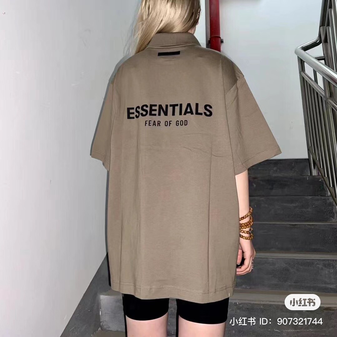 ESSENTIALS POLO T SHIRT