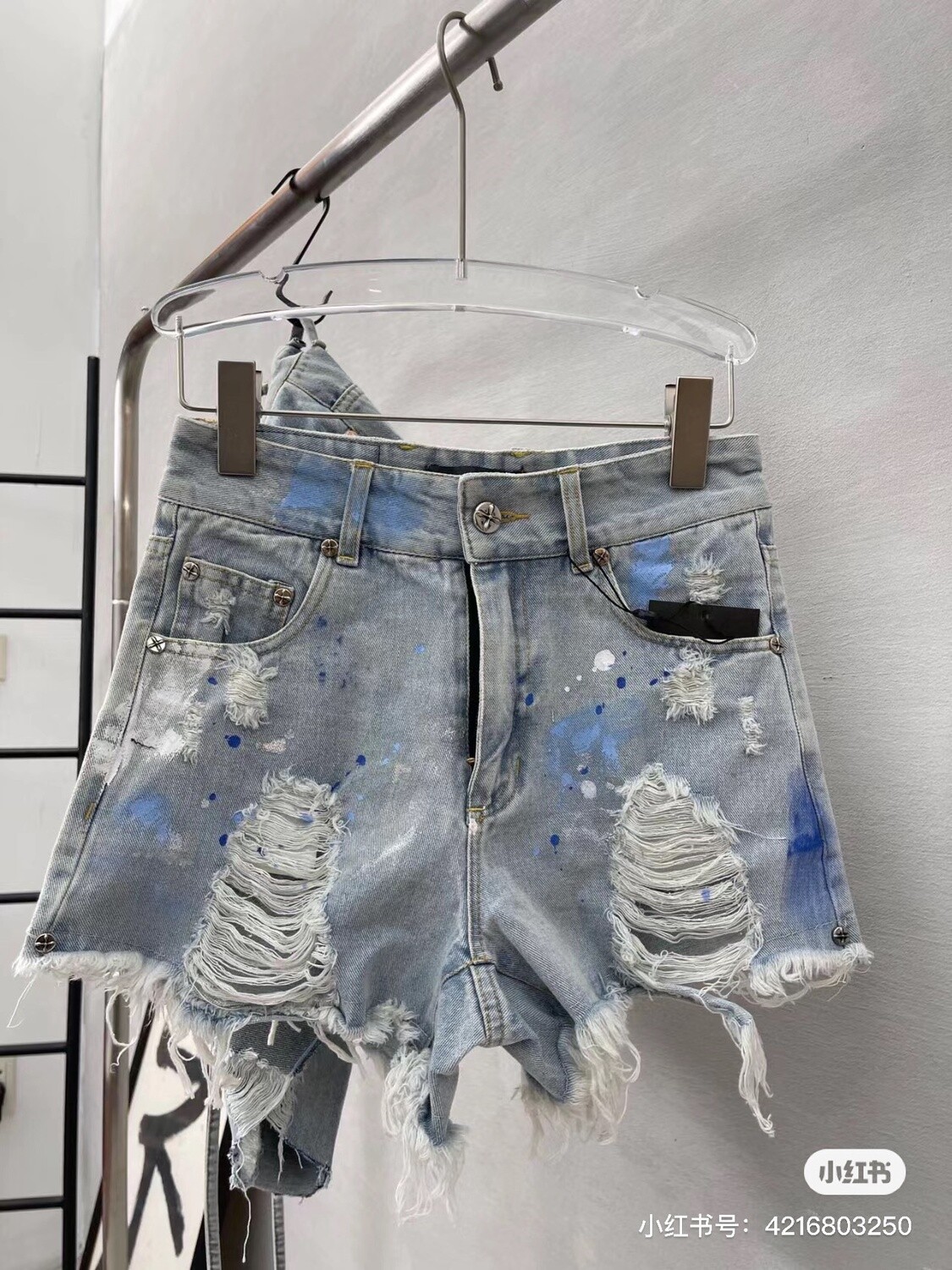 SMFK DENIM SHORTS BLUE