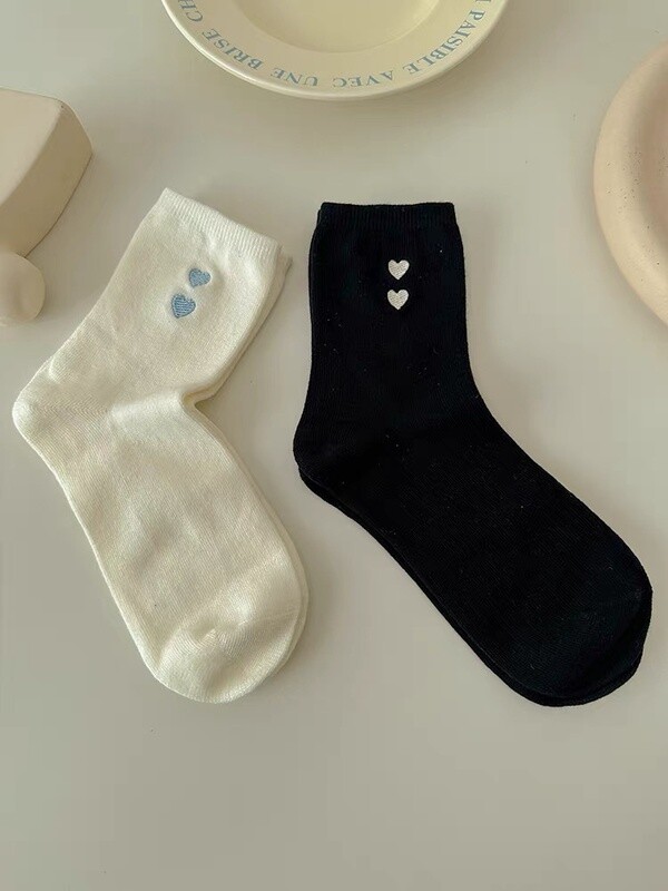 SALE/2  HEART SOCKS  KOREA