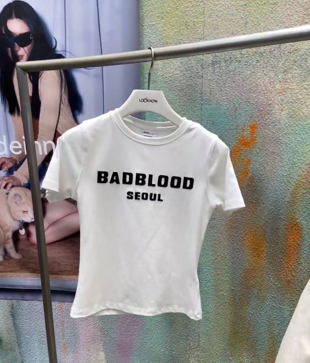 BADBLOOD SEOUL SHORT TEE/ WHITE