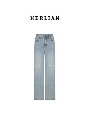 HERLIAN JEANS  BOWKNOT