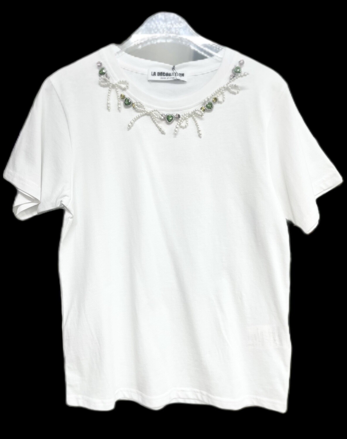 LA DECORATION BF TEE/WHITE