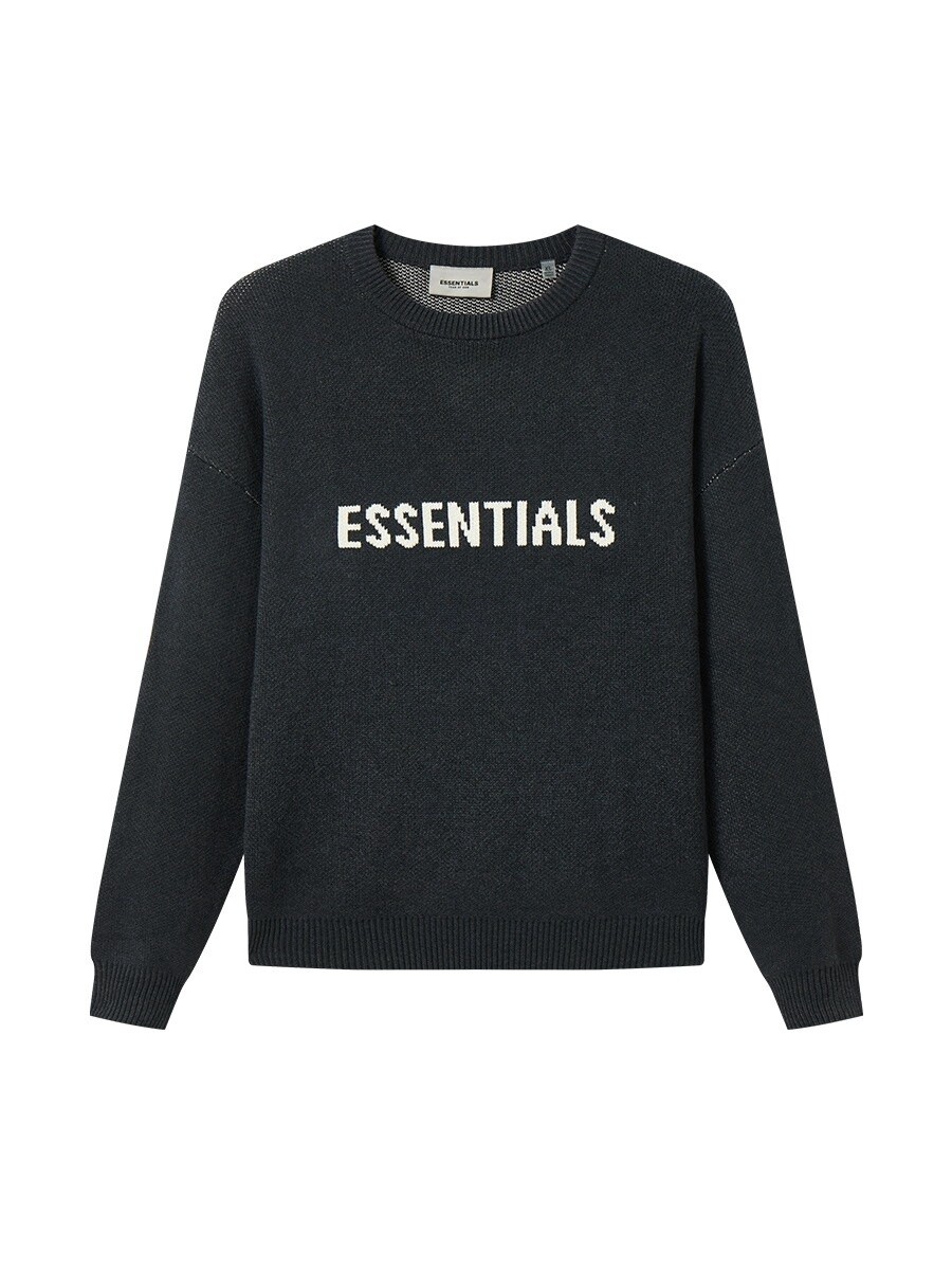 ESSENTIALS SWEATER BLACK 2001