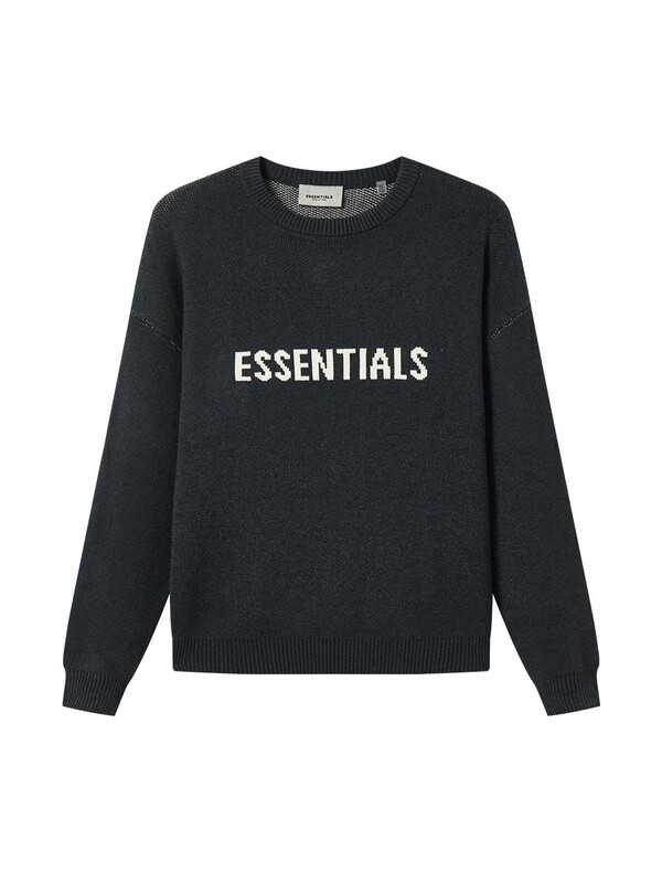 ESSENTIALS SWEATER BLACK 2001