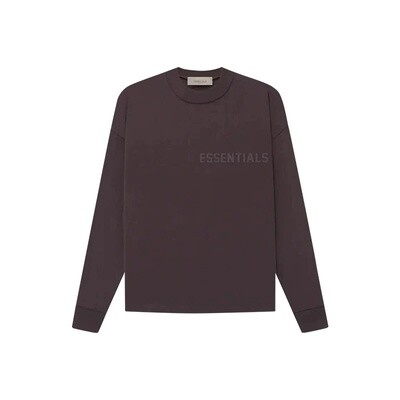 ESSENTIALS  LONG SLEEVE PURPLE TEE 211