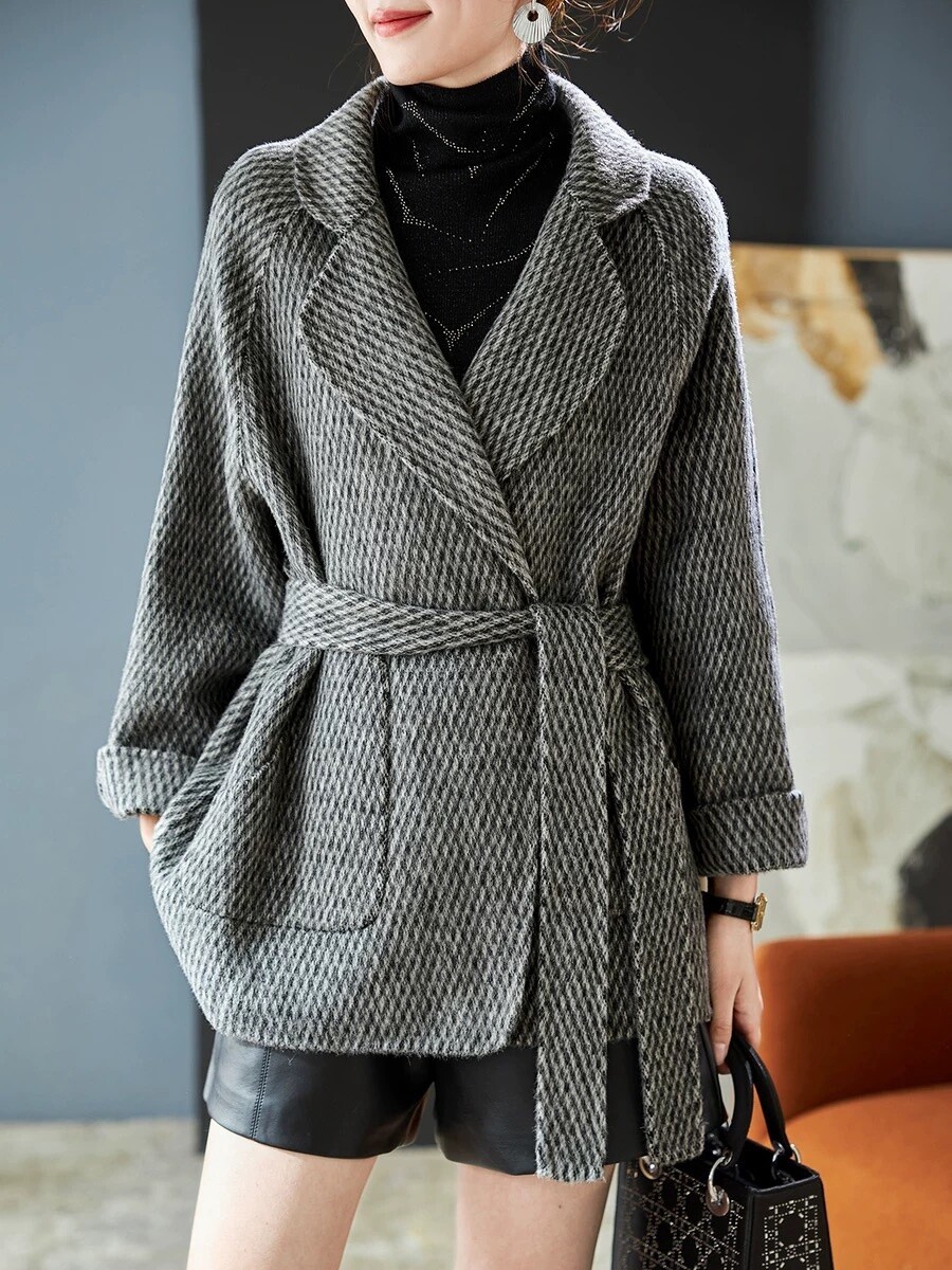 LONG WOOL OVERCOAT/GREY/F