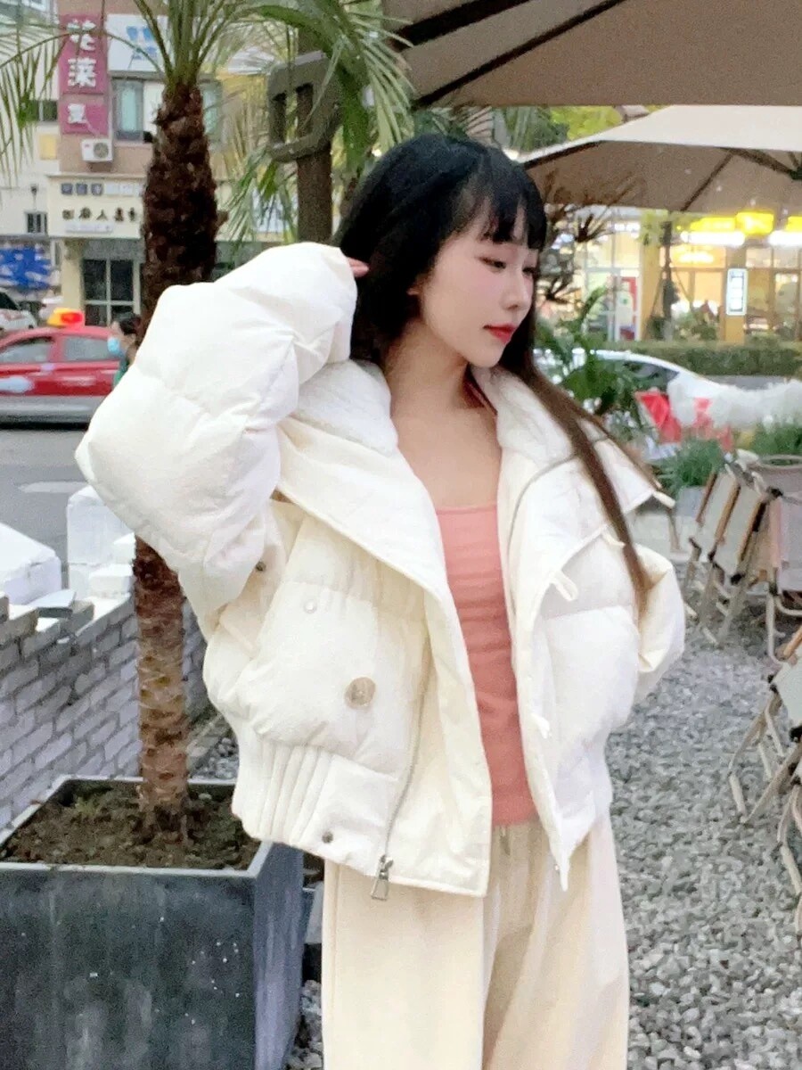 WHITE DOWN JACKET