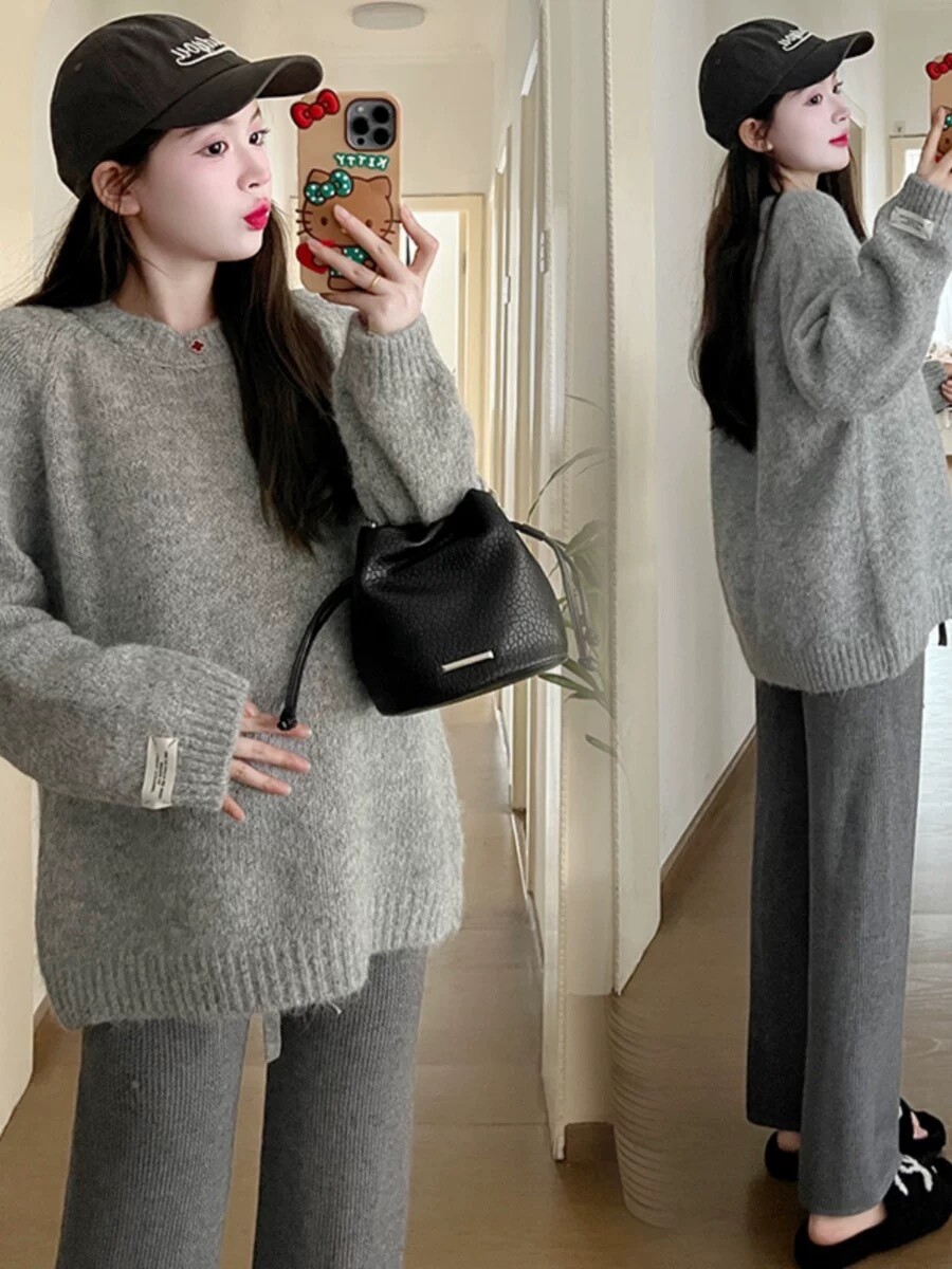 GREY SWEATER WOOL /F