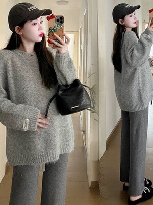 GREY SWEATER WOOL /F