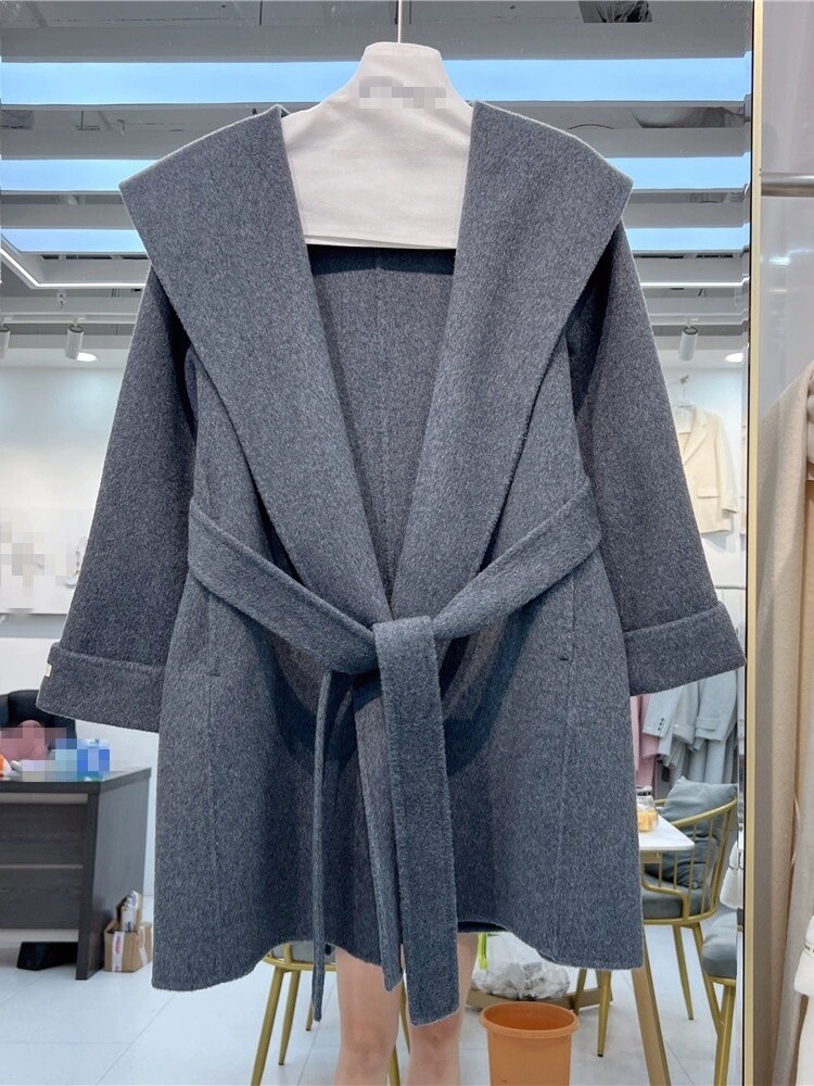 LONG WOOL COAT GREY/30