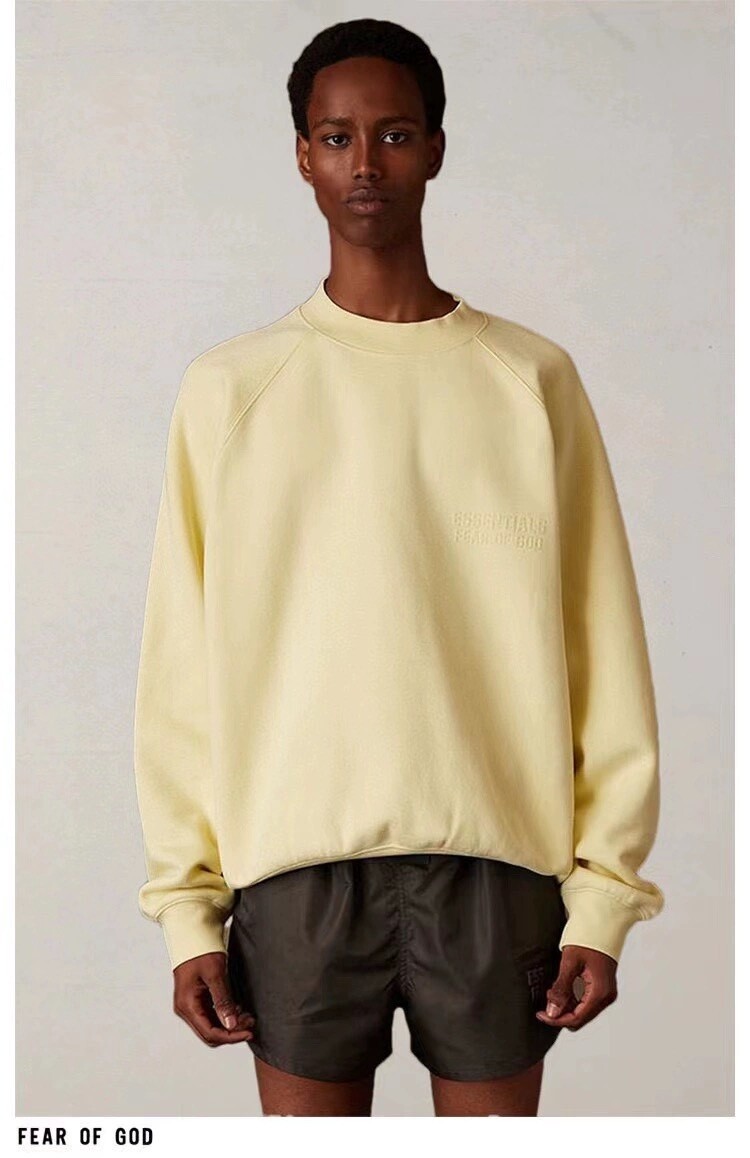 ESSENTIALS YELLOW SWEATSHIRT/YELLOW