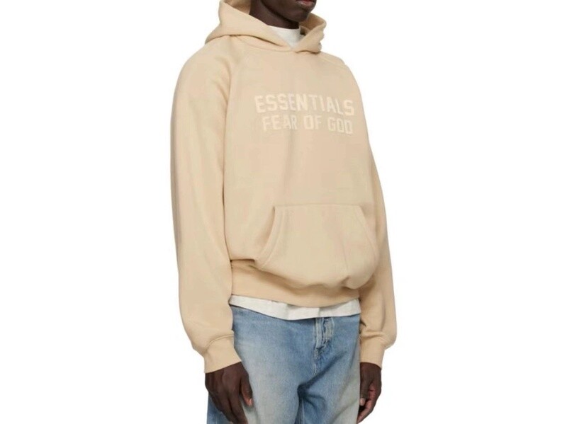 ESSENTIALS HOODIE 308 / LIGHT COFFEE COLOR