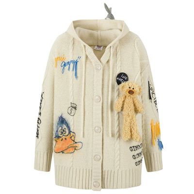 13DE MARZO &amp;LOONEY TUNES CARDIGAN WHITE