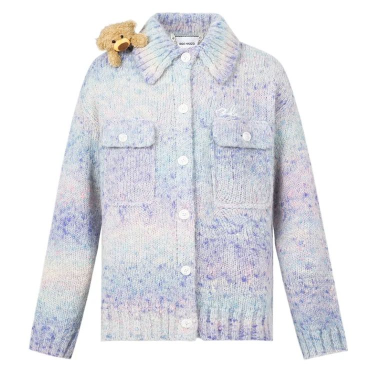 13DE MARZO GRADUAL COLOR SHADE WOOLEN COAT
