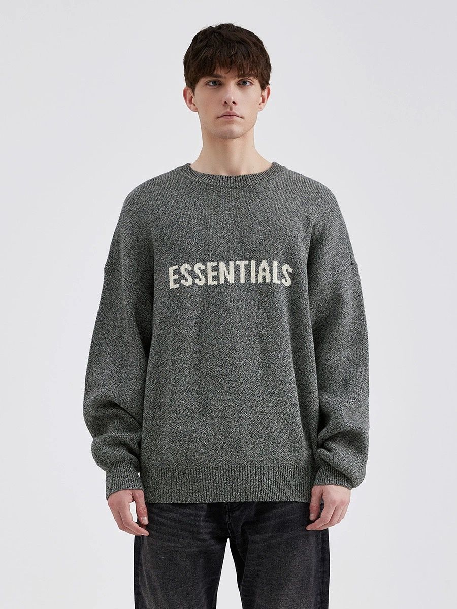 ESSENTIALS GREY SWEATER 2002