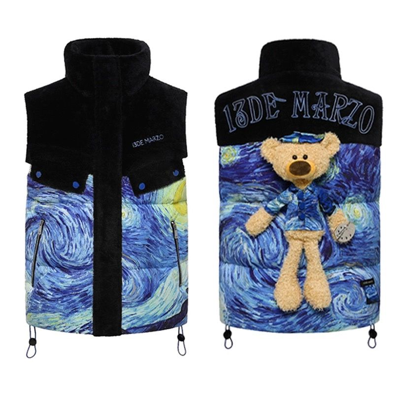 13DE MARZO VAN GOGH MASTERPIECE DOWN VEST