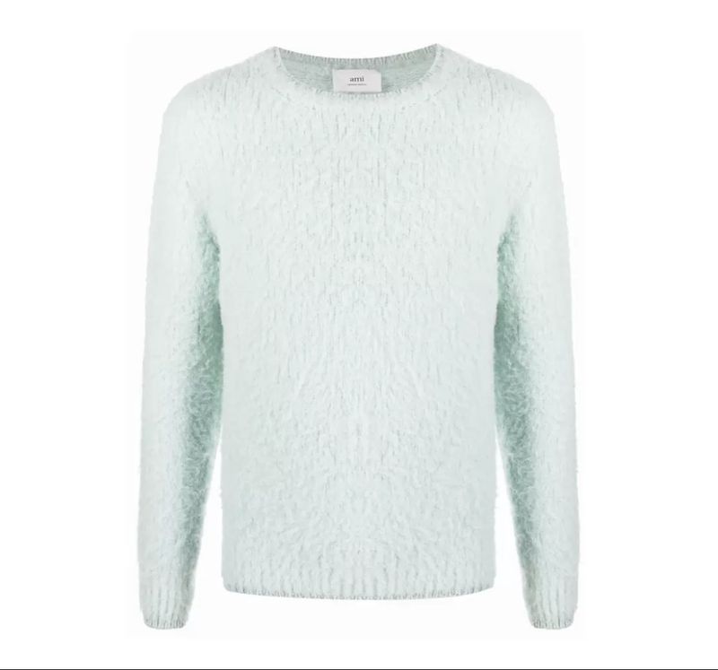 AMI LIGHT BLUE SWEATER