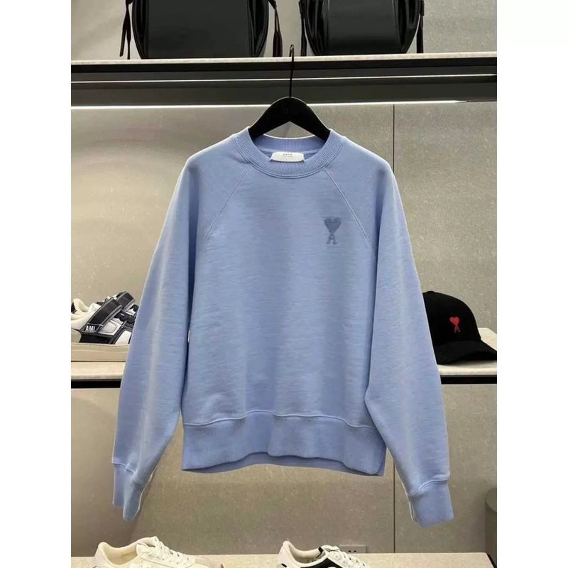AMI BLUE SWEATSHIRT