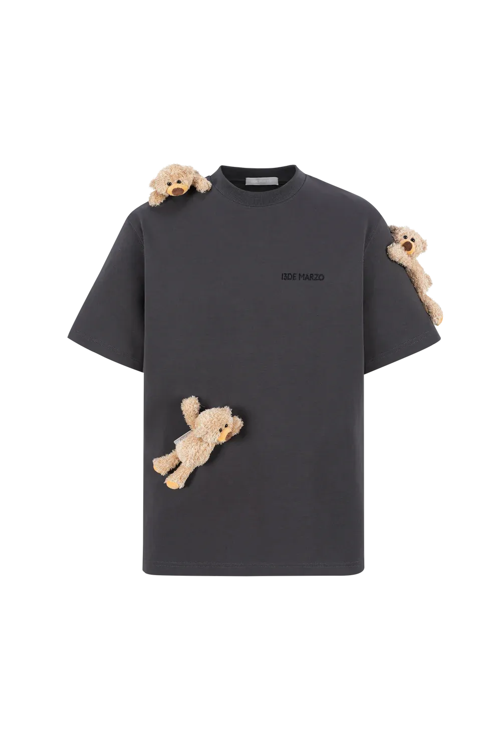 13DE THREE BEARS TEE/ BK