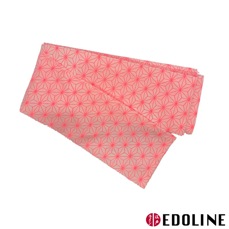 Rosa Datejime mit Asanoha-Muster