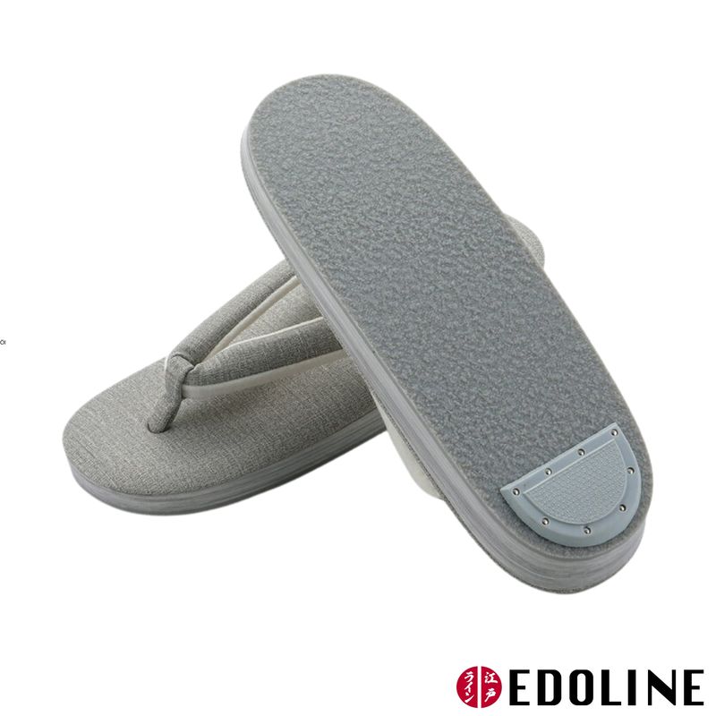 Graue Zori Kimono Schuhe (26cm)