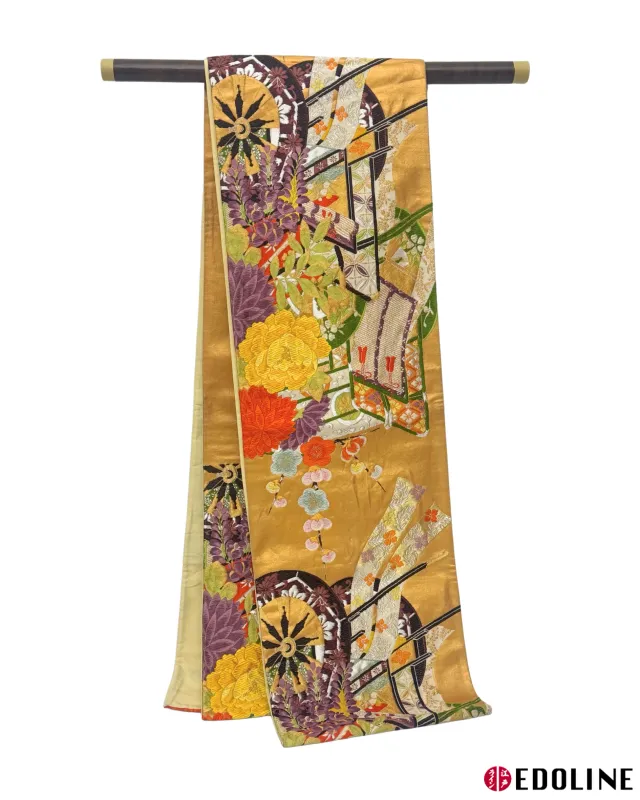 Fukuro Obi mit prunkvollem Muster