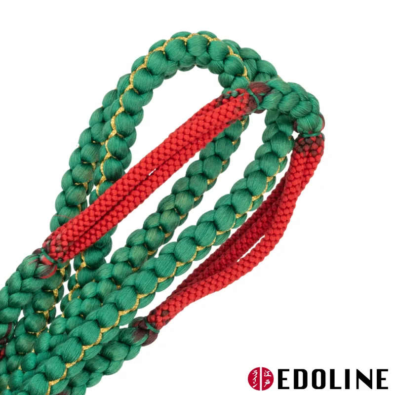 Grün-Roter Furisode Marugumi Obijime