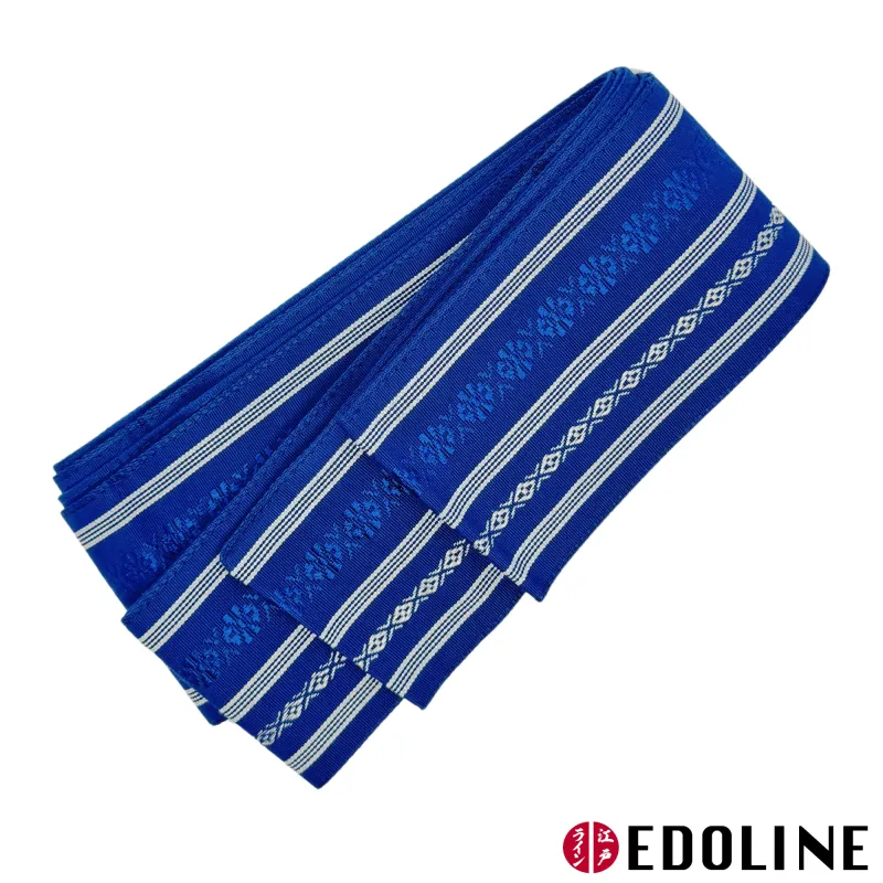 Blauer Kaku Obi, Männerobi für Kimono