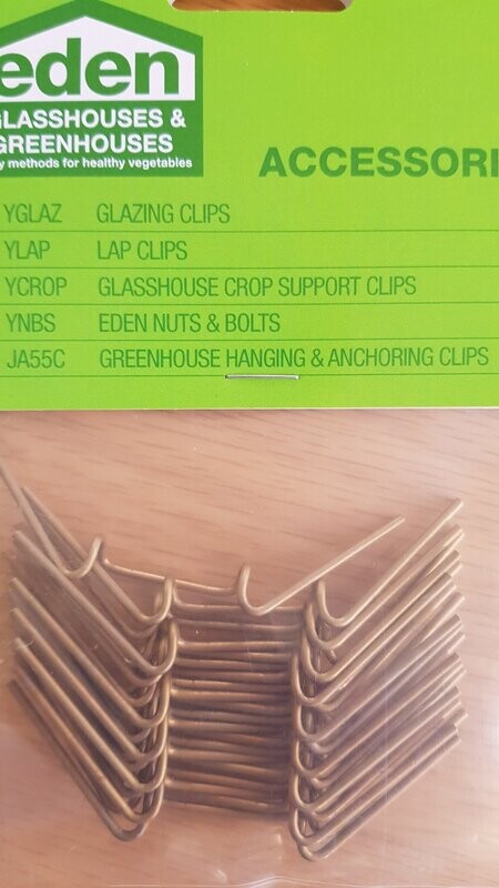Eden Glazing Clips 20pk