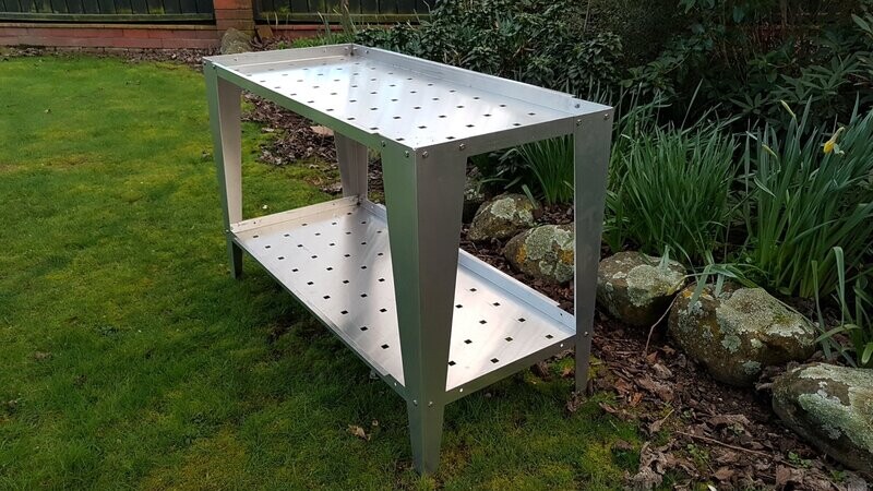 Aluminium Bench 2 Tier 500 x 1600mm