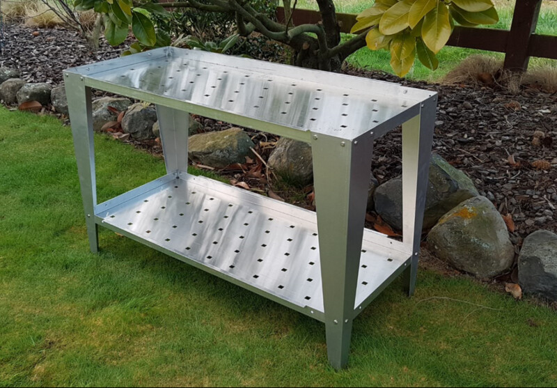Aluminium Bench 2 Tier 500 x 1130mm