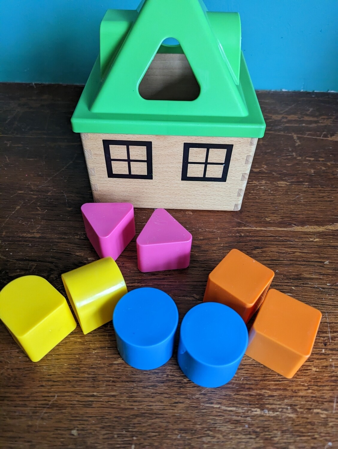 Ikea Wooden House Shape Sorter