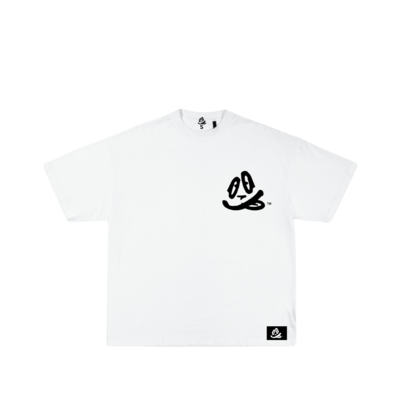WHITE TLF LOGO- Short Sleeve Shirt